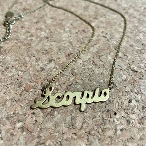 Scorpio ♏️ Necklace | Gold Plated